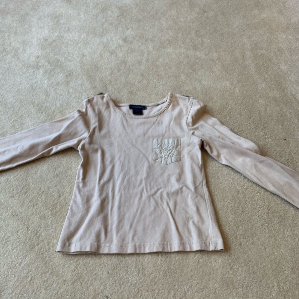 Girl’s Burberry long sleeve shirt
